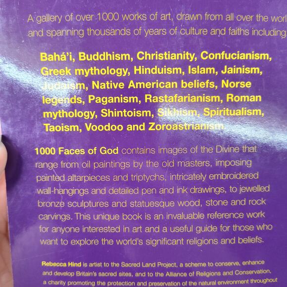 1000 FACES OF GOD Rebecca Hind Trade Paperback Book 2004 1st edition printing - Picture 7 of 13